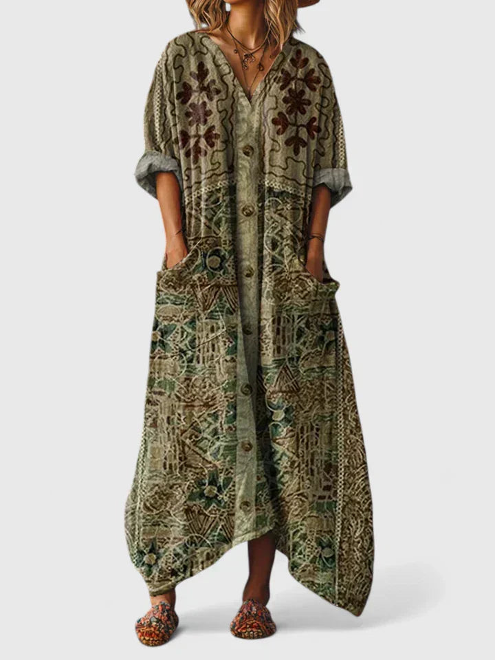 Willow | Boho Flowing Maxi Dress