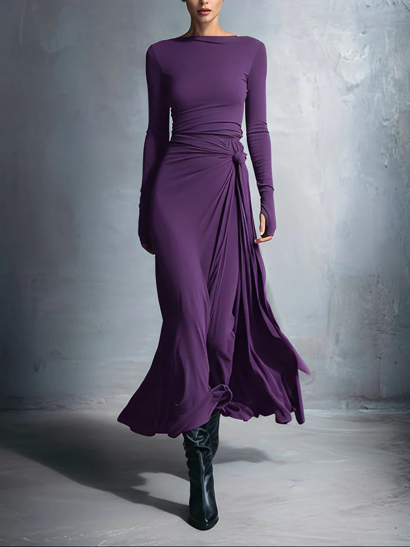 Naiara ❘ Maxi dress with side knot