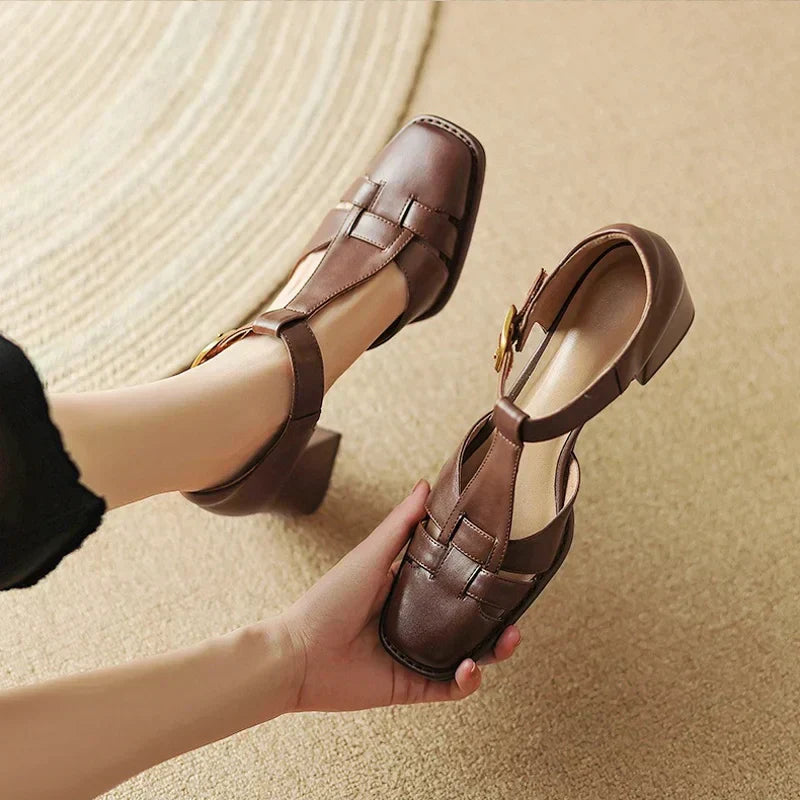 Anna | Square Toe Sandals