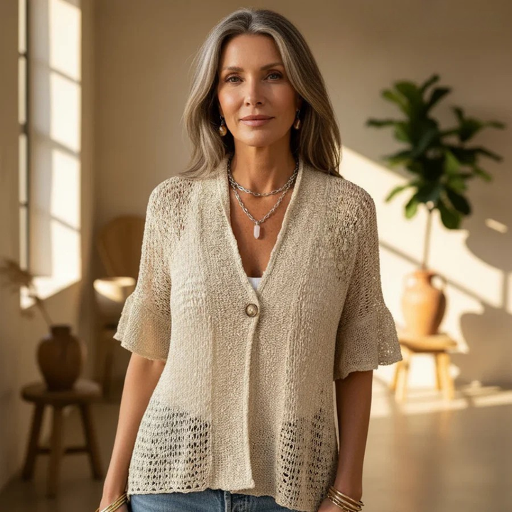 Ivonie - Elegant Textured Top