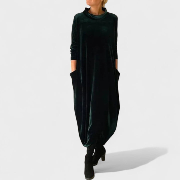 Eliza | Relaxed Velvet Dress
