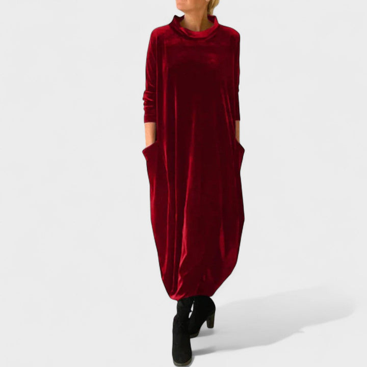Eliza | Relaxed Velvet Dress