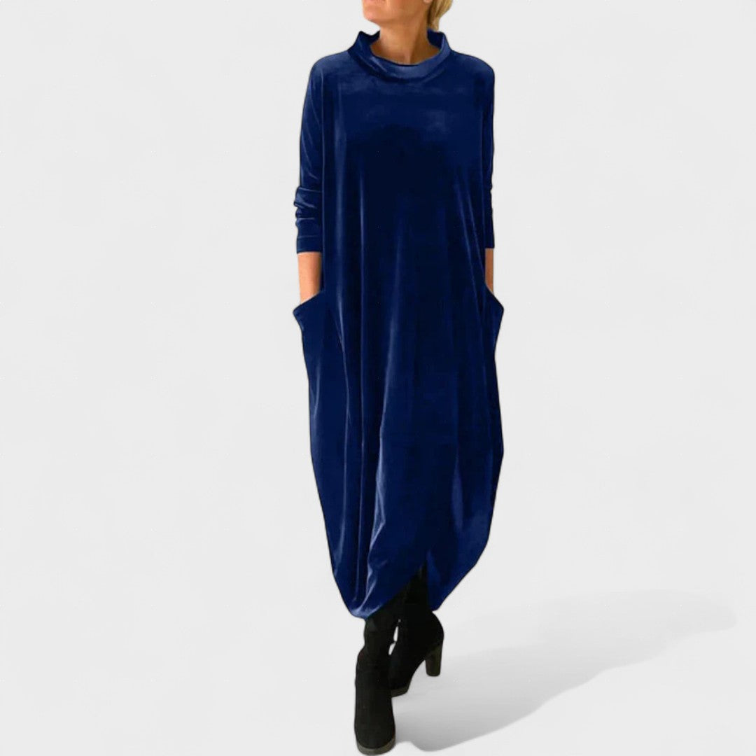 Eliza | Relaxed Velvet Dress