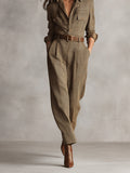 Charlotte | Checkered Jumpsuit with Sophisticated Details