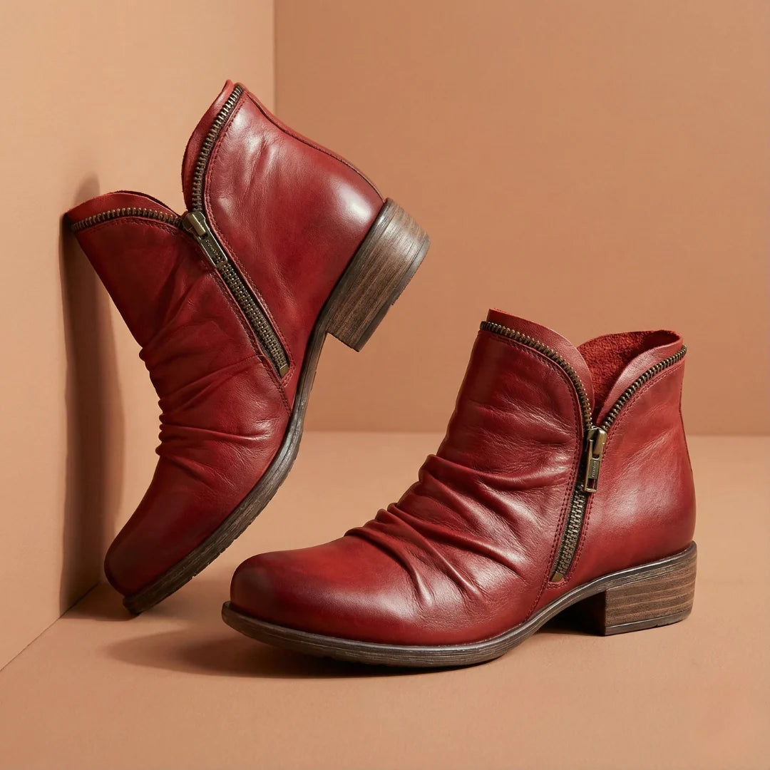 Kendra | Side-Zip Ankle Boots
