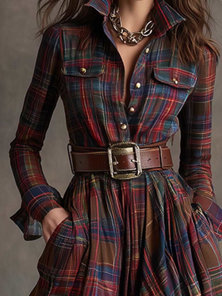 Mireline | Classic Button-Up Shirt Dress