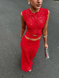 Caroline | Lace Two-Piece Set