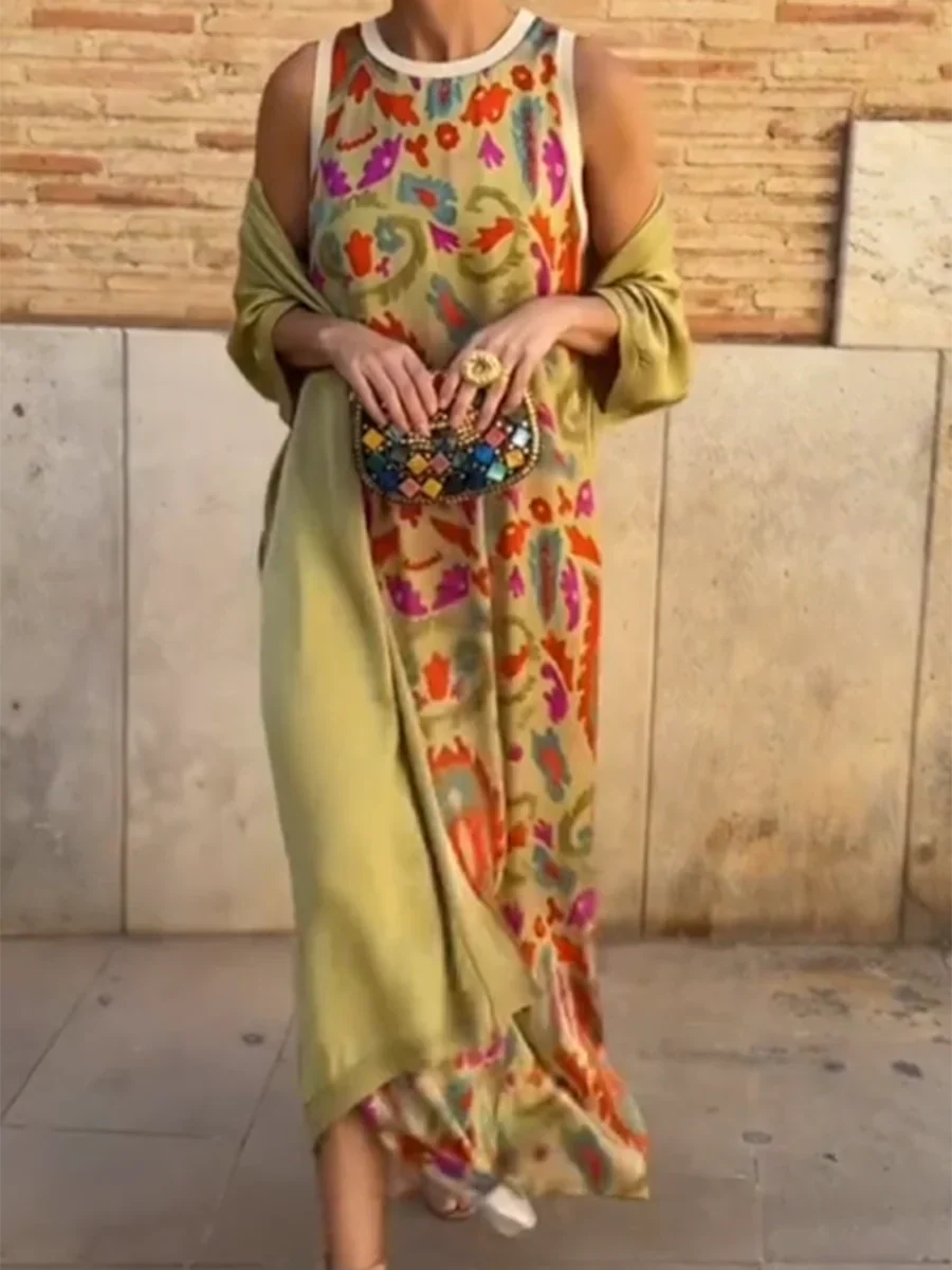 Liezel | Boho Layered Maxi Dress