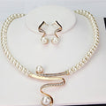 Dorothy | Pearl Crystal Jewelry Set