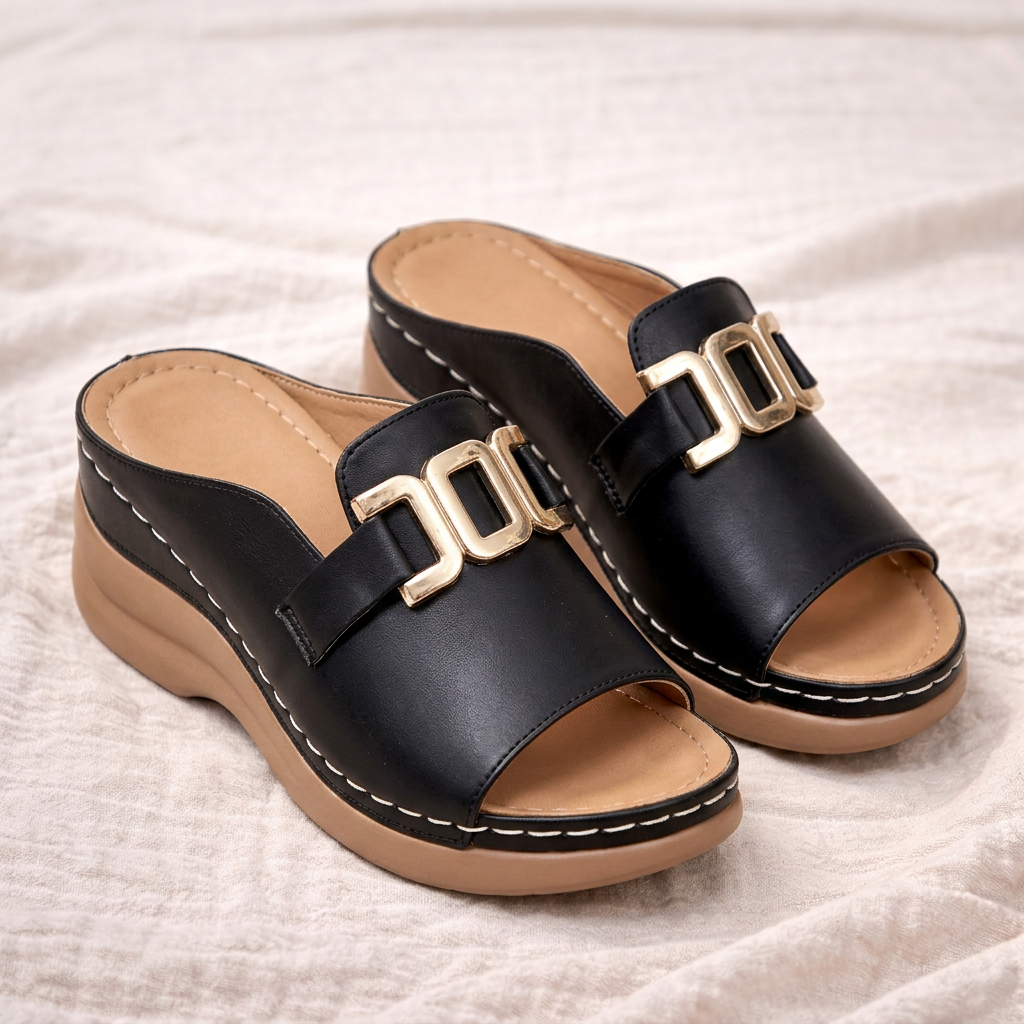 Monroe | Luxe Buckle Sandals