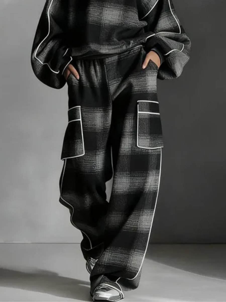 Riley | Plaid Relaxed Co-Ord Set