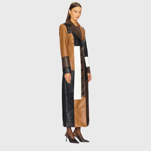 Bianca | Colorblock Longline Coat