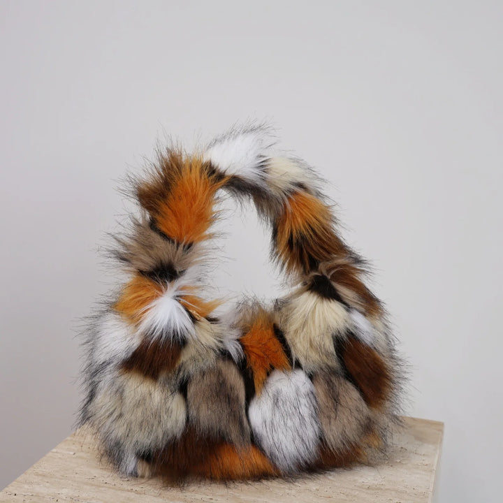 Mabel | Faux Fur Hobo Shoulder Bag