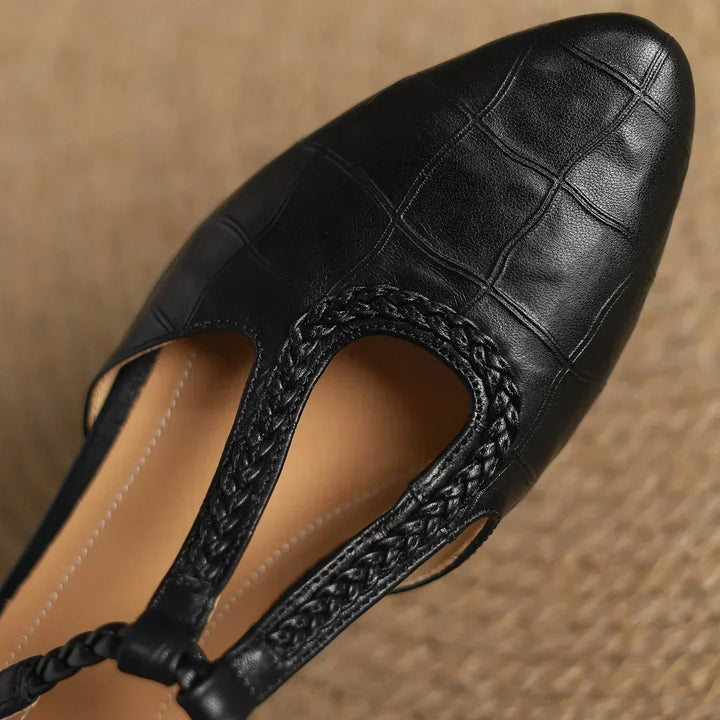 Cathy | Leather Mary Janes