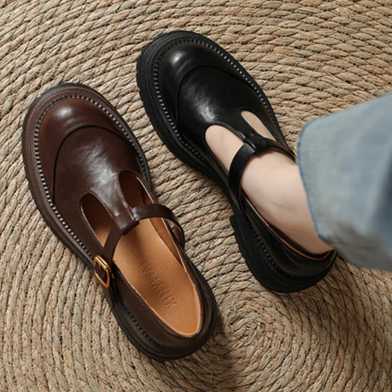 Selene | T-bar Shoes