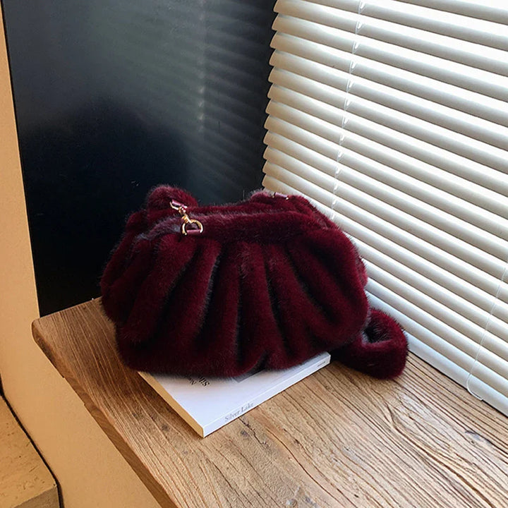 Elowen | Plush Gathered Shoulder Bag