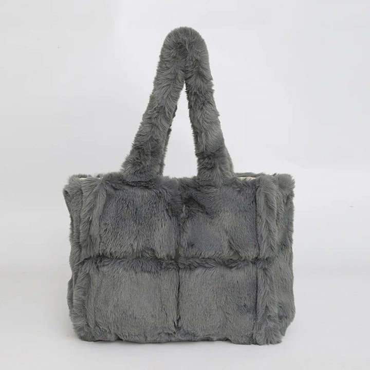 Gretchen | Faux Fur Shopper Tote