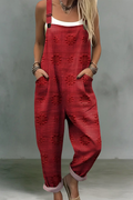 Cathy | Effortless Strap Detail Linen Jumpsuit
