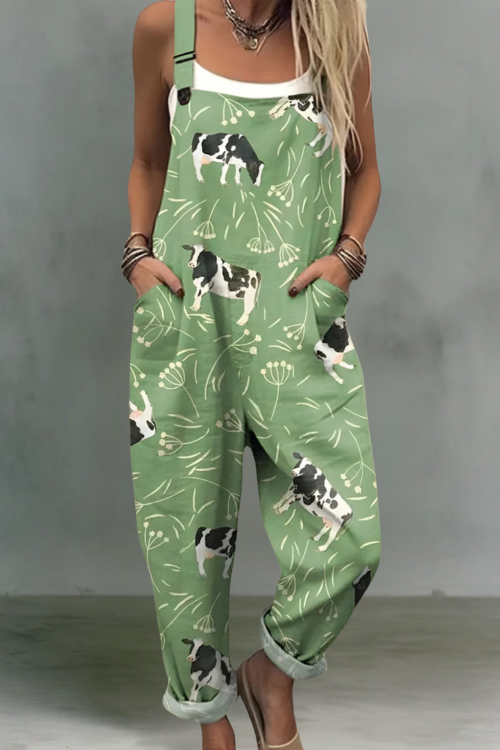 Nina | Effortless Strap Detail Linen Jumpsuit