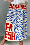 Amanda | Flowing Linen Maxi Skirt