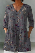 Ivana | Linen Tunic Top