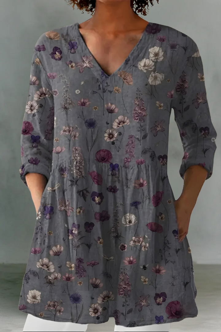 Ivana | Linen Tunic Top