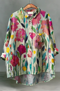 Monroe | Linen Button-Up Blouse