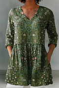 Sharon | Linen Tunic Top