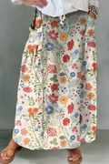 Colette | Flowing Linen Maxi Skirt