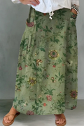 Annie | Flowing Linen Maxi Skirt