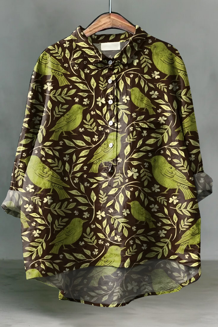 Ellery | Linen Button-Up Blouse
