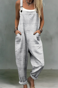 Lisa | Effortless Strap Detail Linen Jumpsuit