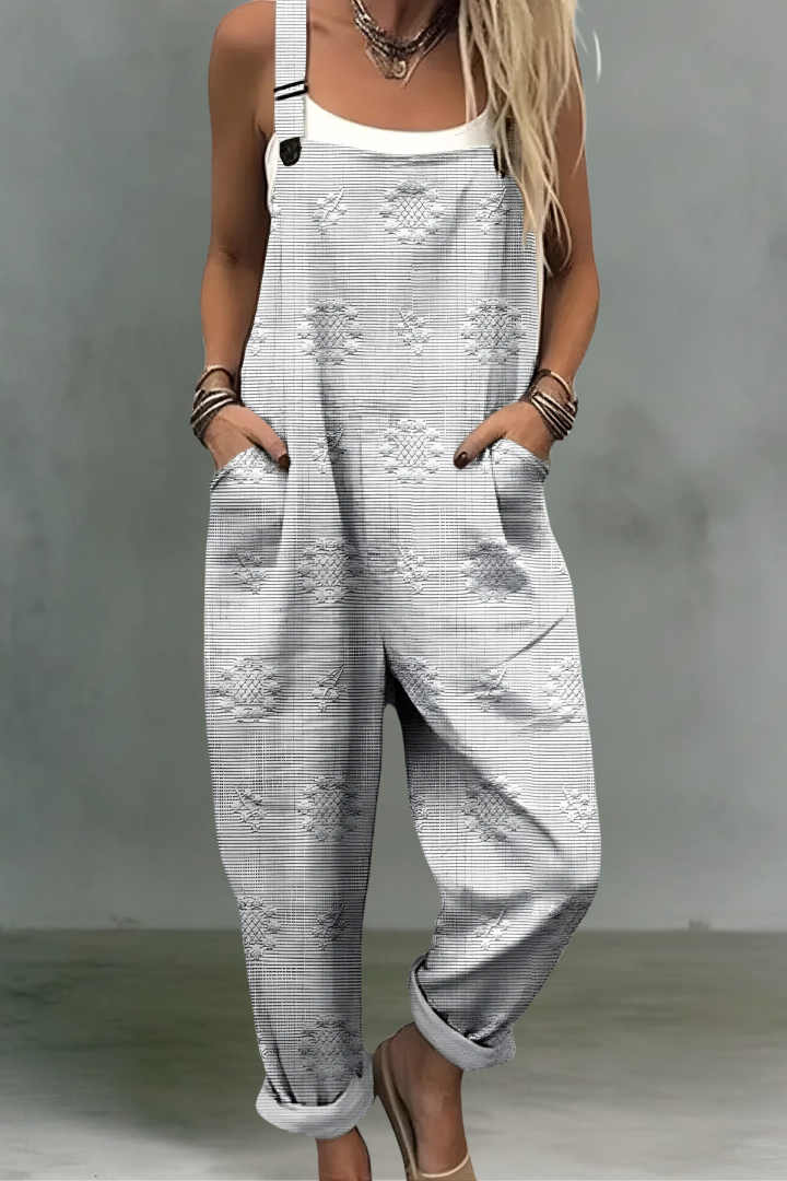 Lisa | Effortless Strap Detail Linen Jumpsuit