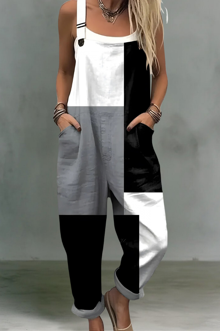 Carol | Effortless Strap Detail Linen Jumpsuit