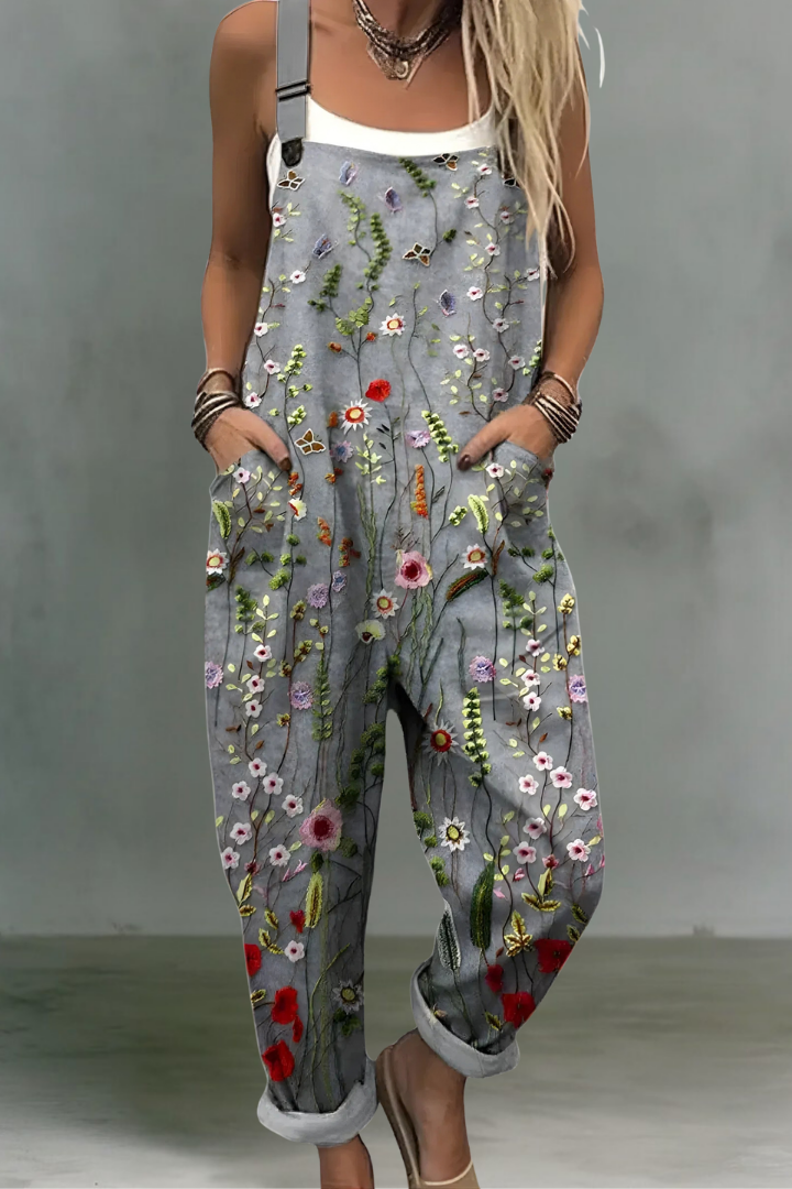 April | Effortless Strap Detail Linen Jumpsuit