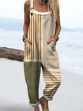 Karen | Effortless Strap Detail Linen Jumpsuit