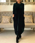 Eliza | Relaxed Velvet Dress