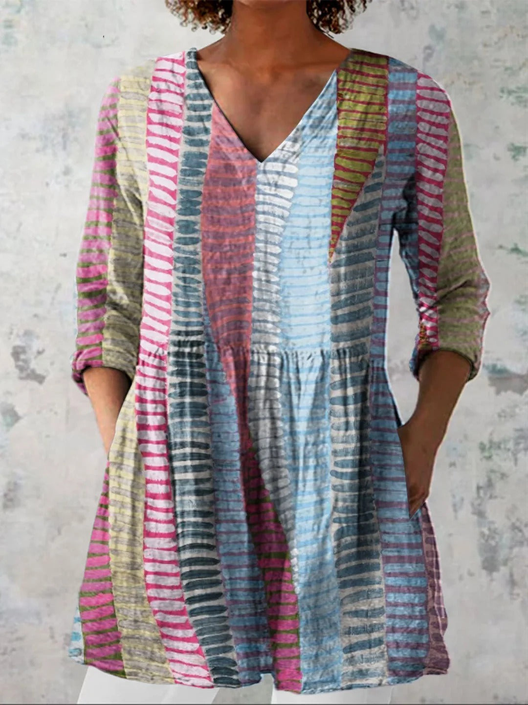 Karina | Linen Tunic Top