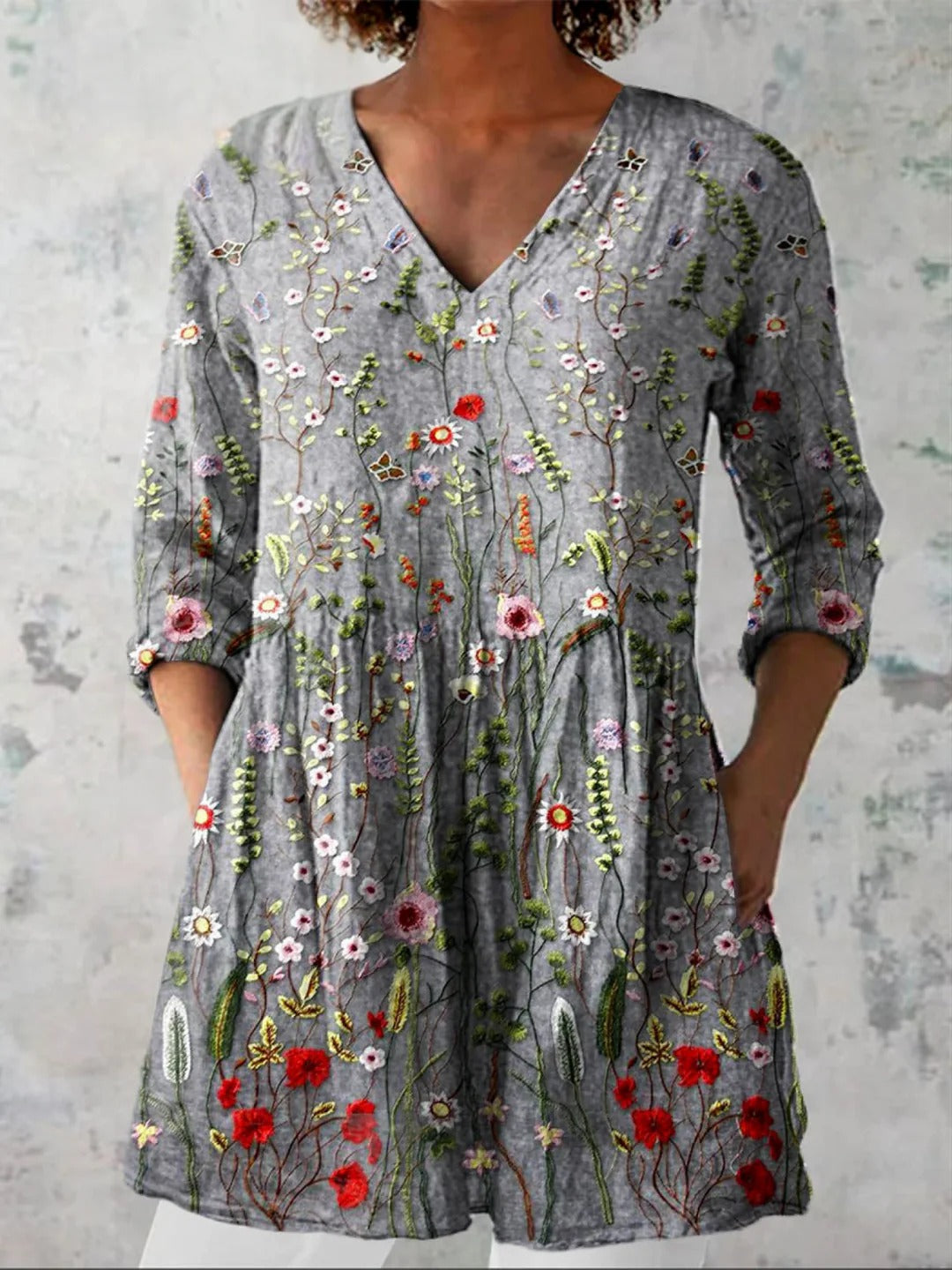 Ella | Linen Tunic Top