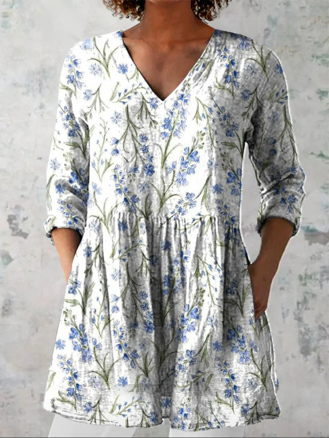Amber | Linen Tunic Top