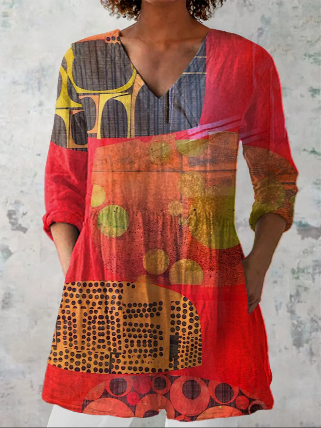 Celeste | Linen Tunic Top