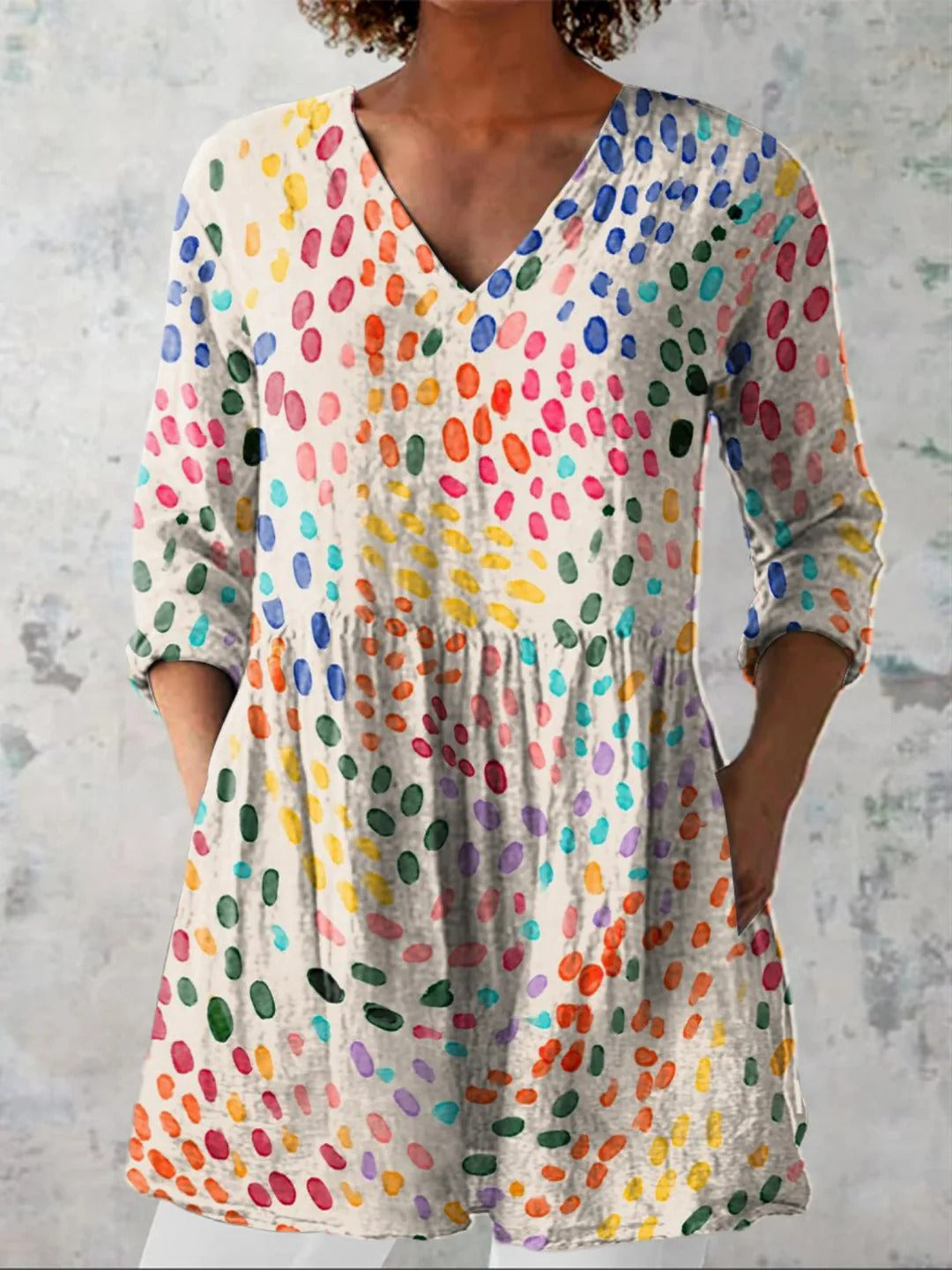 Irine | Linen Tunic Top