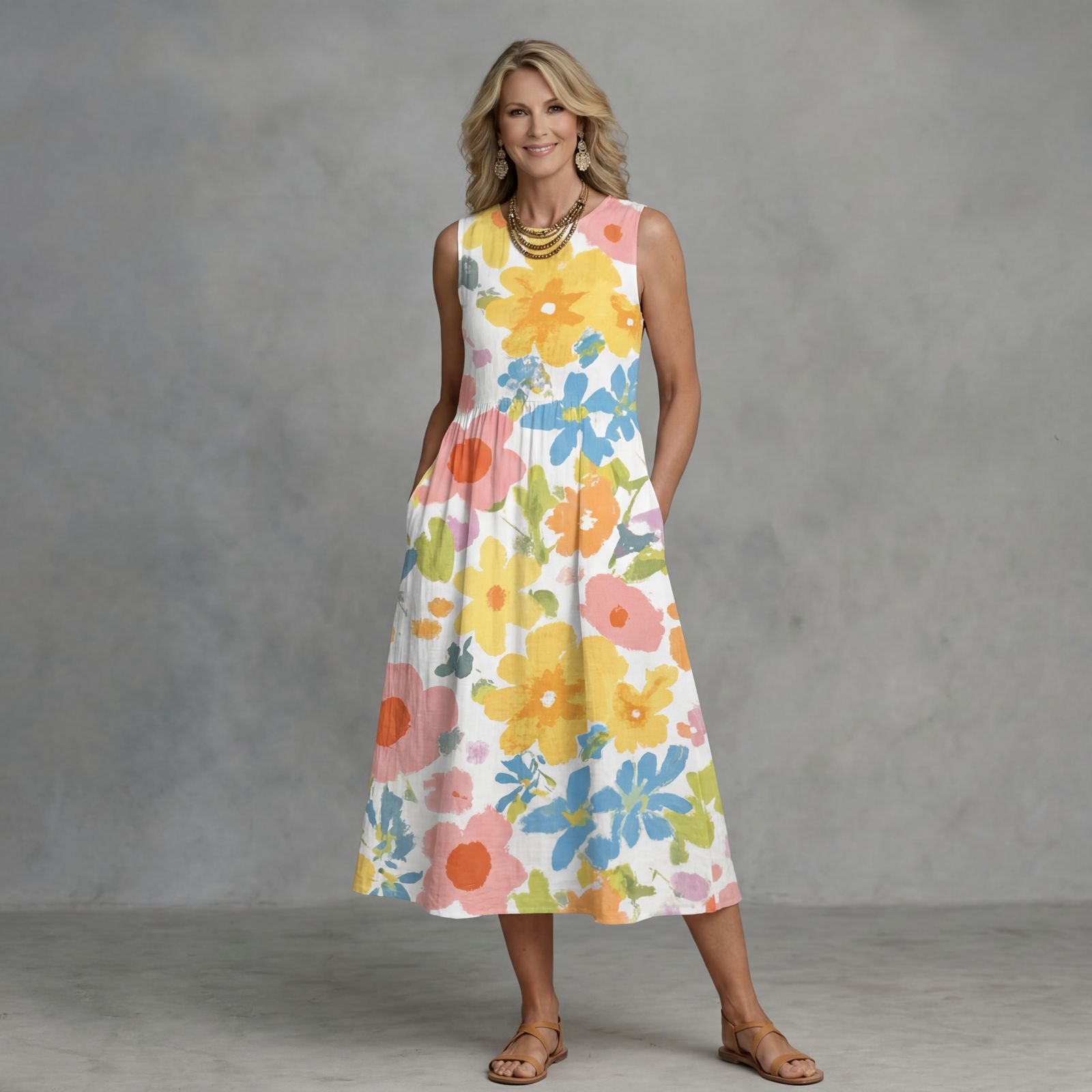 Alexandra | Relaxed Linen Everyday Dress