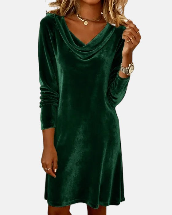 Celeste | Loose Fitting Velvet Dress