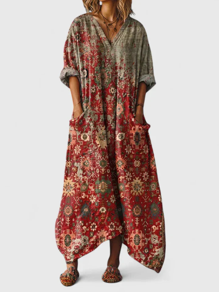 Willow | Boho Flowing Maxi Dress