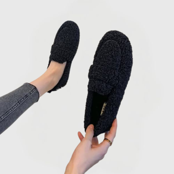Mila | Cozy Faux-Shearling Loafers