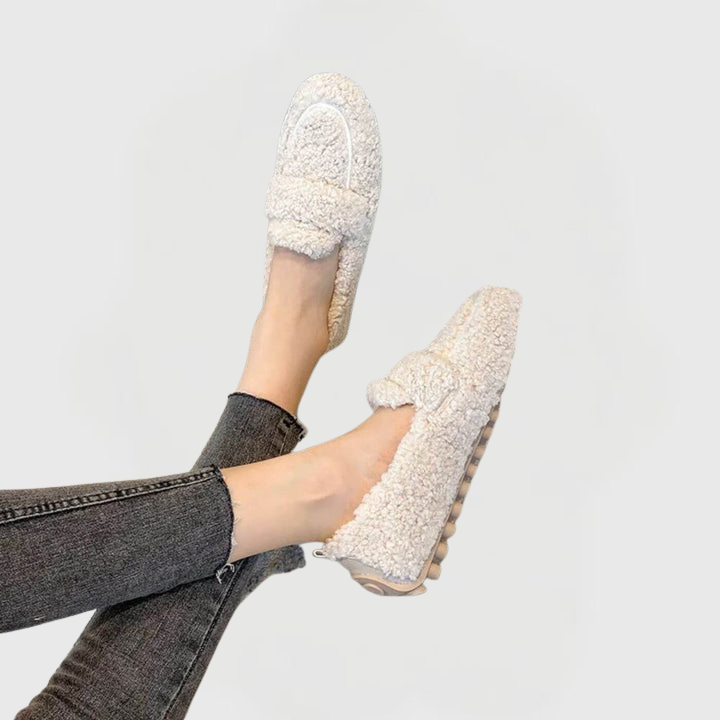 Mila | Cozy Faux-Shearling Loafers