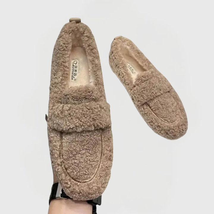 Mila | Cozy Faux-Shearling Loafers