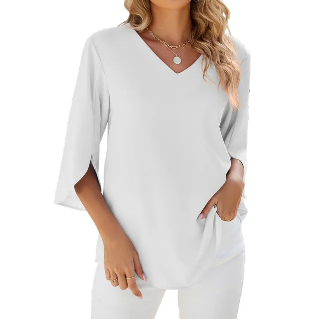 Esmira - V-neck blouse