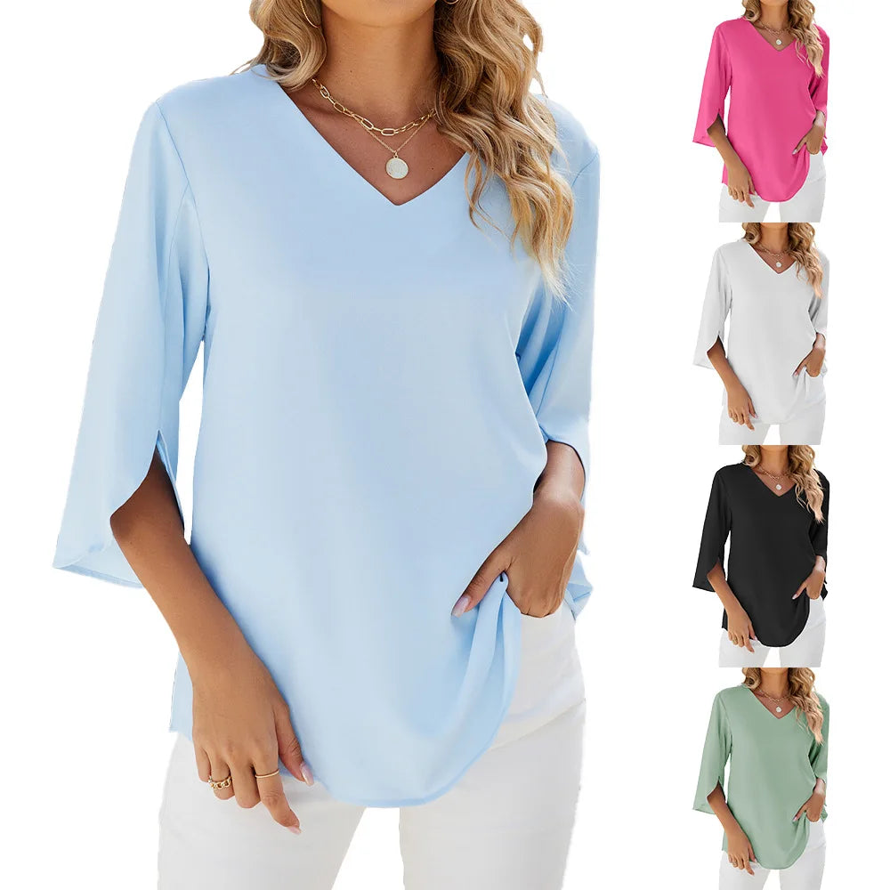 Esmira - V-neck blouse